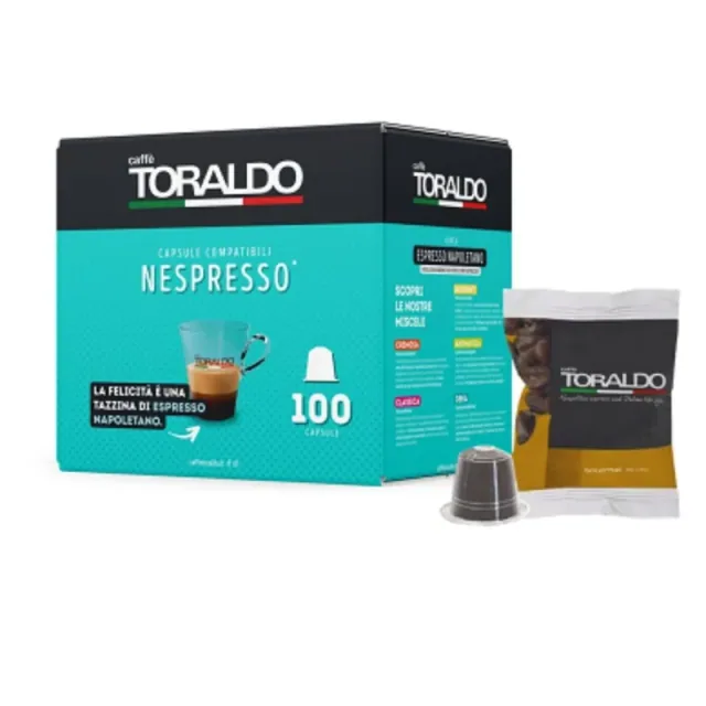 Toraldo Caffe Capsule Nespresso Gourmet 100pz