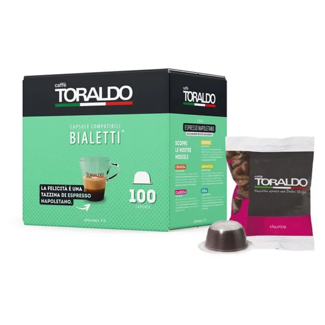 Toraldo Caffe Capsule Bialetti Classica 100pz