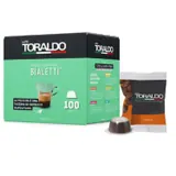 Caffè Toraldo Miscela Cremosa 100 Capsule Compatibile Bialetti