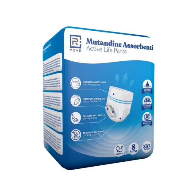 RMove Mutandine Assorbenti Activelife Adulto TG.XXL 1Cnf/8pz