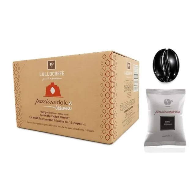 Lollo Caffe Capsule Dolce Gusto Nera 96pz VEN