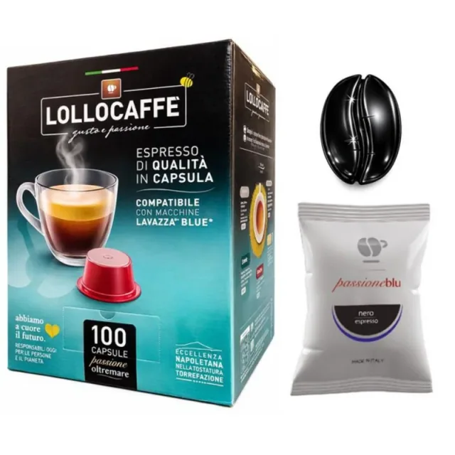 Lollo Caffe Capsule Lavazza Blue Nera 100pz VEN