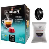Lollo Caffe Capsule Lavazza Blue Nera 100pz