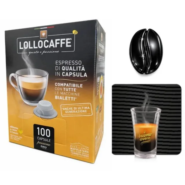 Lollo Caffe Capsule Bialetti Nera 100pz VEN