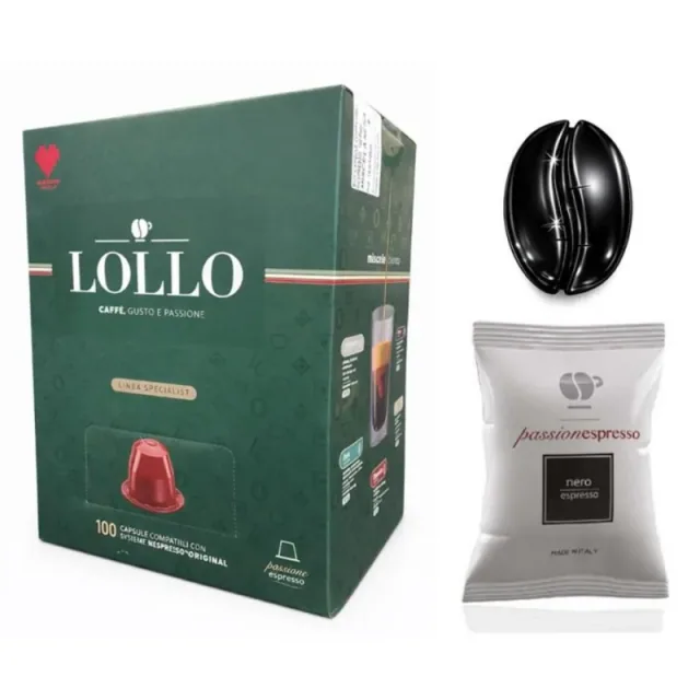 Lollo Caffe Capsule Nespresso Nera 100pz VEN