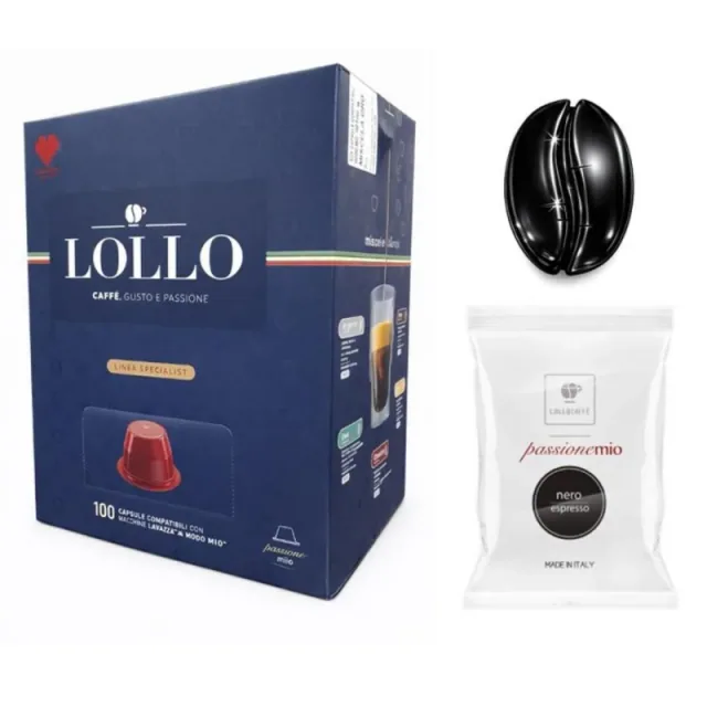 Lollo Caffe Capsule A Modo Mio Nera 100pz VEN