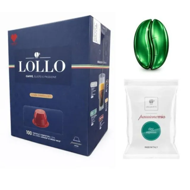 Lollo Caffe Capsule A Modo Mio Dek 100pz VEN
