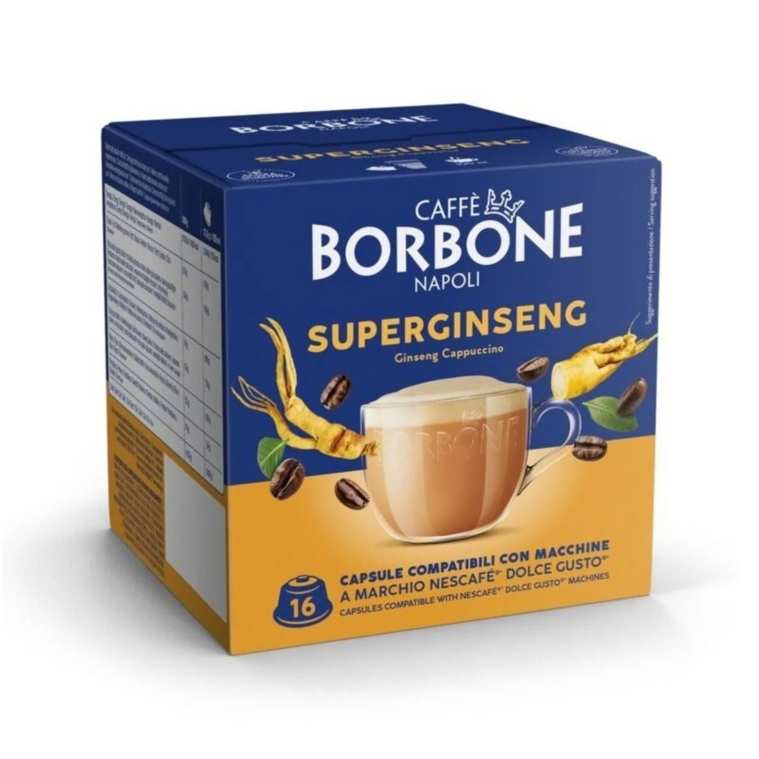Borbone Caffe Capsule Dolce Gusto Ginseng Super 1Cnf/16pz