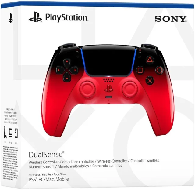 PS5 Controller WirelessDualsense Techno Red