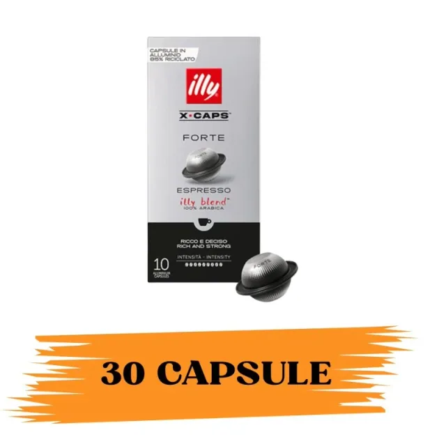 Illy Caffe Capsule X-Caps Forte 3Cnf/10pz 30pz