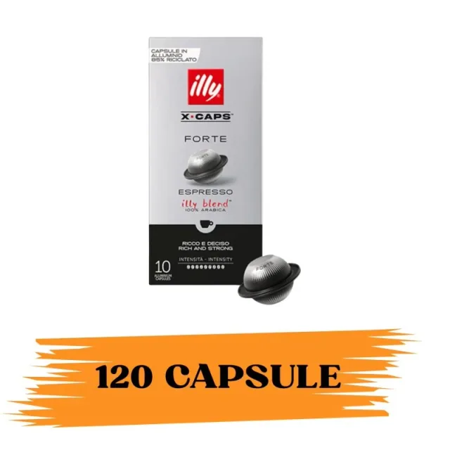 Illy Caffe Capsule X-Caps Forte 12Cnf/10pz 120pz