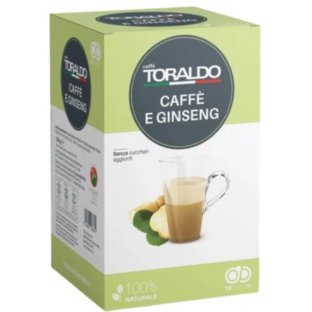 Toraldo Caffe Cialde 44mm Ginseng 18pz