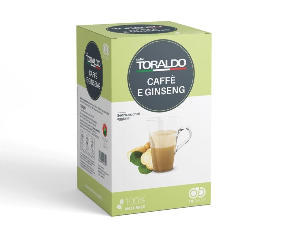Toraldo Caffe Cialde 44mm Ginseng 18pz