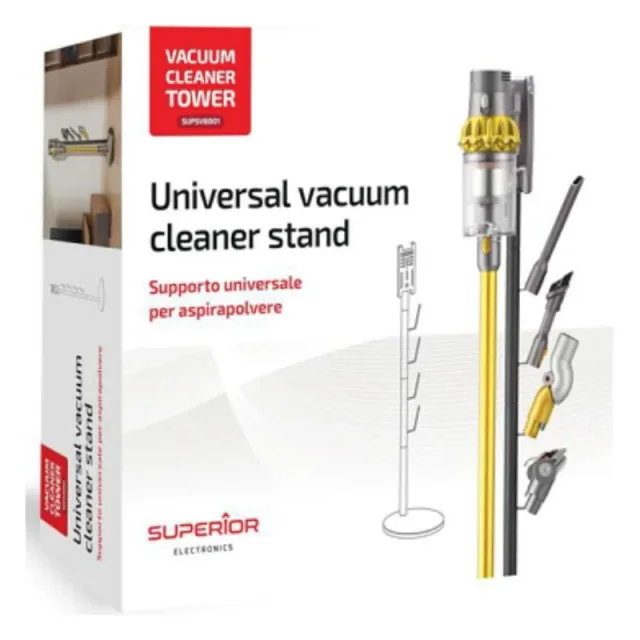 Superior Supporto Universale Aspirapolvere Acciaio SVB001