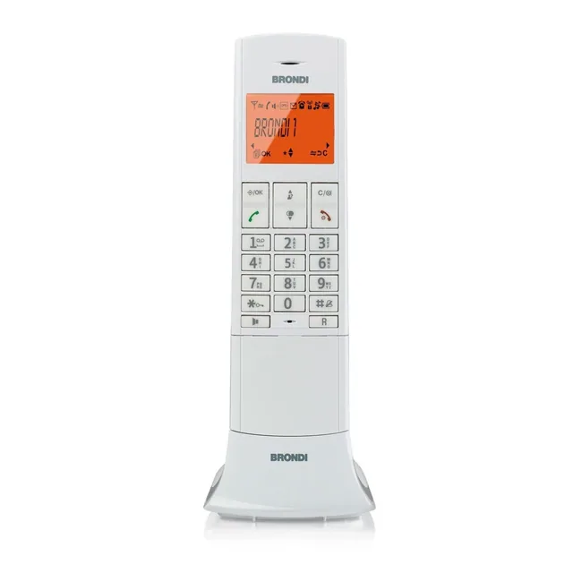 Telefono Cordless Brondi Lemure Bianco