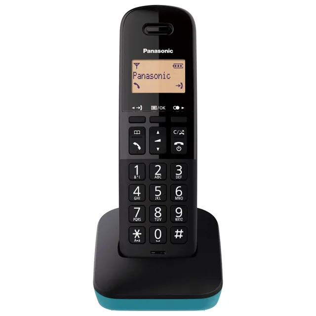 Panasonic KX-TGB610JTC - Telefono cordless - blu
