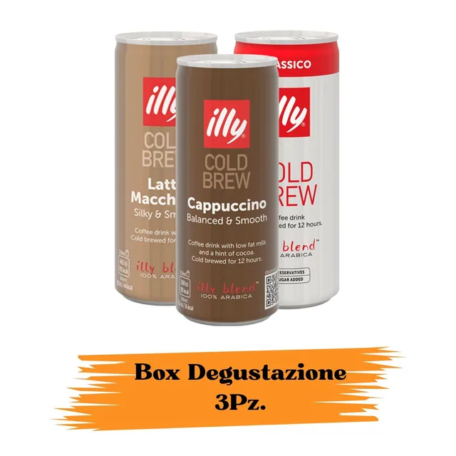 Illy Bevanda Caffe+Latte Macc+Cappuccino Cold Brew 250ml cad.