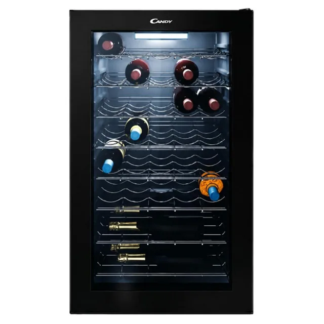 Candy DiVino CWC 150 EM/NF Cantinetta vino con compressore Libera installazione Nero 41 bottiglia/bottiglie