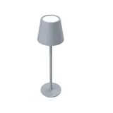 Muitomas Lampada da Tavolo a Led Grigio