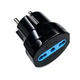 EcoPrice Adattatore Schuko + 10/16A Spina 2P+T 16A B