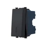 Sandasdon Interruttore 1P 16A Unipolare Nero SD90001