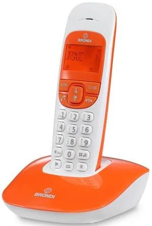 Brondi Telefono Cordless Nice Orange