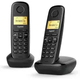 CORDLESS GIGASET A270 DUO CON VIVAVOCE BLACK