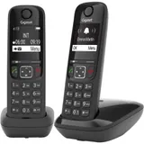 CORDLESS GIGASET AS690 DUO CON VIVAVOCE BLACK