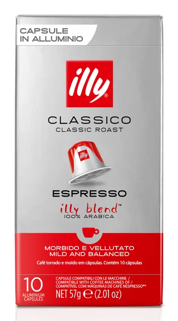 Illy 10 caffè in Capsule compatibili Nespresso® Tostato ESPRESSO CLASSICO