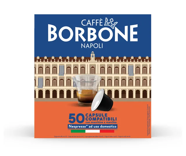Caffè Borbone Capsule Compatibili sistema Nespresso - Miscela Decaffeinato - 50 capsule