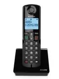 Alcatel S280 Cordless Duo Con Vivavoce Black