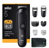 Braun AIO5540 tagliacapelli Nero 14 Ioni di Litio rasoio