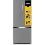 Whirlpool WHK2 6554 X6E Frigorifero combinato a libera installazione, Dual no frost, 78cm Classe C, Pearl Inox, 35dbA, h188cm