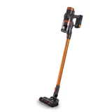 Ariete 2704 22V Lithium Digital Panel, Scopa elettrica senza filo, Cordless, Voltaggio 22,2V Capacità serbatoio 1L, Spazzola motorizzata, Arancio