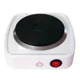 DCG Eltronic EKP2418 piano cottura Nero, Bianco Superficie piana Piastra sigillata 1 Fornello 500W 10Cm