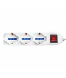 Vultech Multipresa A 9 Posti Con Tasto ON/OFF 16A