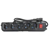 Vultech Multipresa Bipasso MU-UPS01 5 Posti Per Ups IEC14 Tasto On/Off