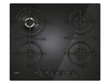 Candy CVG6BR4WTB Moderna Piano Cottura 60cm A Gas 4 Fornelli Nero