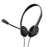 Trust 21665 Cuffie Con Microfono Jack 3.5mm Nero