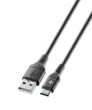 Cellularline Ploos Cavo USB-A a USB-C 1m Nero