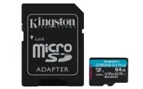 Kingston Micro SD 64GB Canvas Go Plus Gen4 SDCG4/64GB +Ad.SD