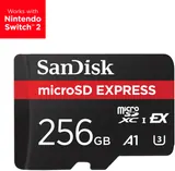 SanDisk Express MicroSD 256GB A1 UHS-I e UHS-II 210MB/s for Switch2