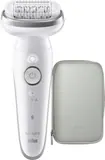 Braun Epilatore Elettrico Silk-�pil 9 Wet & Dry SES9000 Bianco/Rosa