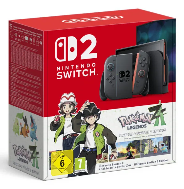Nintendo Switch 2 + Leggende Pokemon Z-a 256 GB Touch screen Wi-Fi Nero