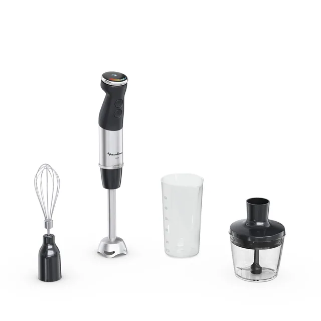 Moulinex Quickchef+, Frullatore a immersione, Tecnologia con lame Powelix per una miscelazione rapida
