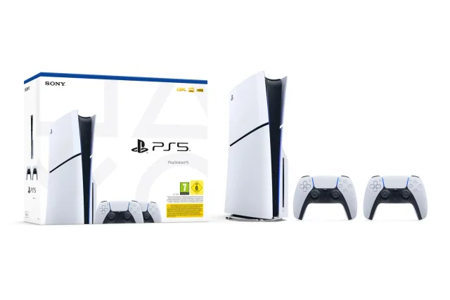 PS5 Console Disk Slim 1TB White +2 Dualsense IT