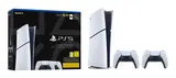 PS5 Console Digital Slim 825GB +2 Dualsense White ITA
