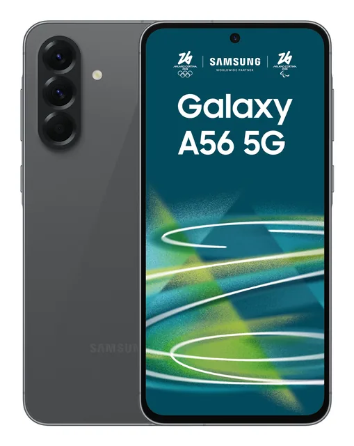 Samsung Galaxy A56 5G, Smartphone con Funzioni intelligenti, Display Super AMOLED 6.7”, 8GB RAM, 256GB, Camera 50MP, Batteria 5.000 mAh, IP67, Awesome Graphite