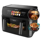 Cecotec Friggitrice Aria 10l Doppia 2800W Black Duoheat 10000