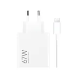 CARICABATTERIA DA RETE 67W XIAOMI BHR9465EU USB-A + CAVO TYPE-C WHITE